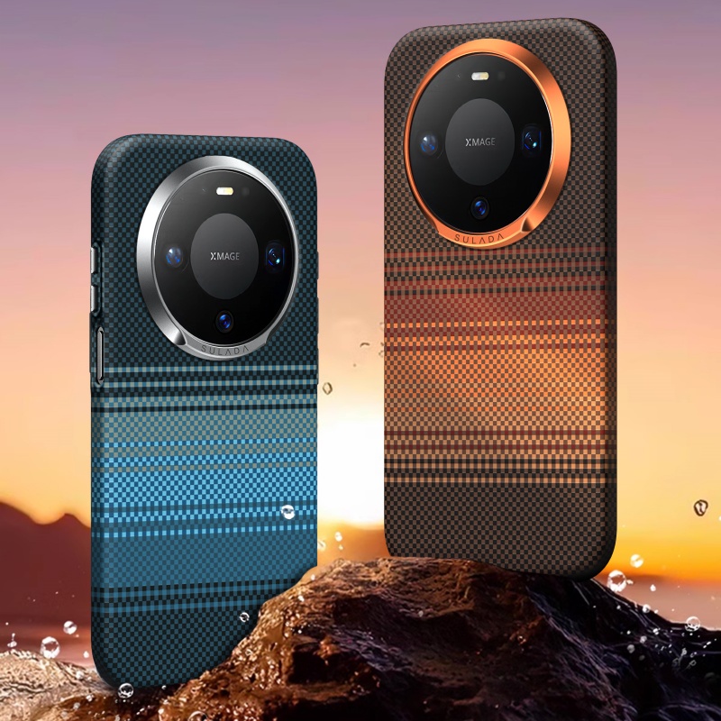 【高品质】碳钎维纹适用于华为mate80promax手机壳新款高级感商务