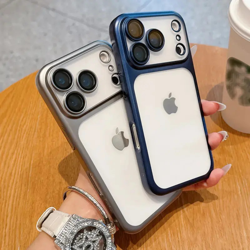 适用iPhone苹果17promax手机壳半透明17pro全包镜头膜17轻薄散热