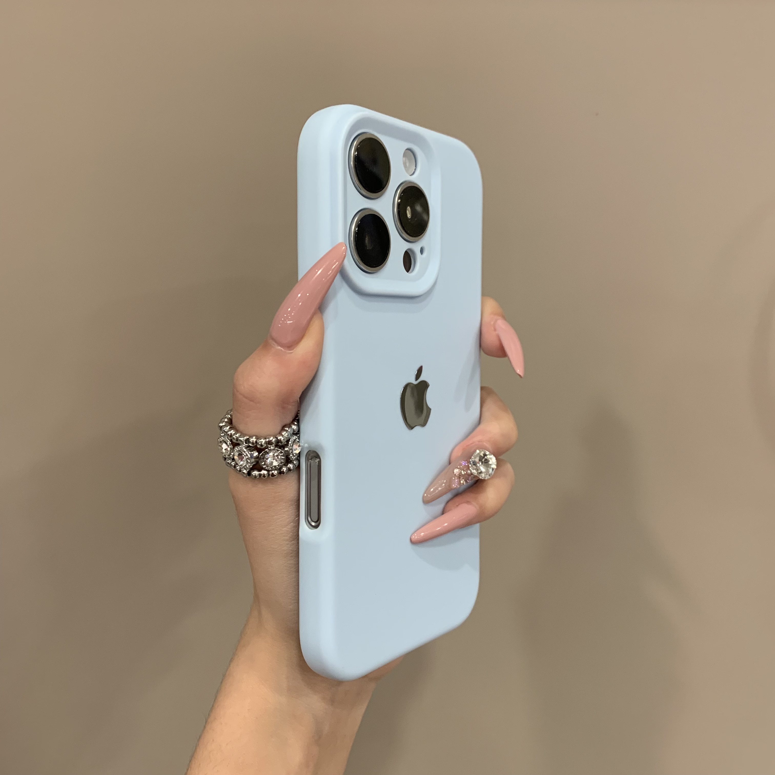 软胶肤感软壳适用苹果17promax手机壳小众手机壳硅胶16pro美乐蒂