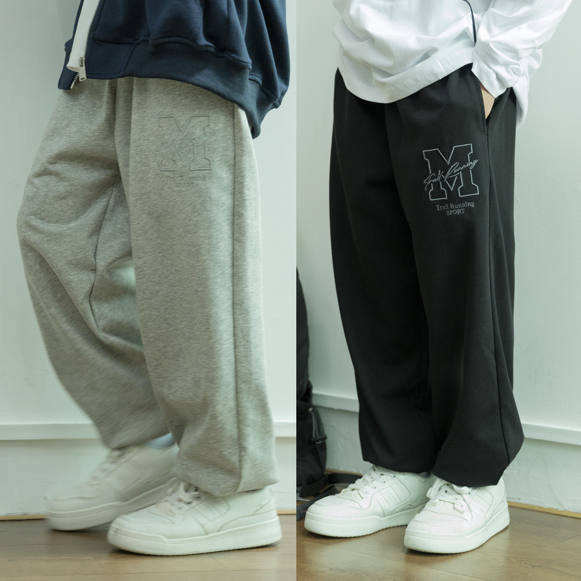 【卡七】儿童休闲卫裤黑色长裤2025秋季新款大童灰色运动裤