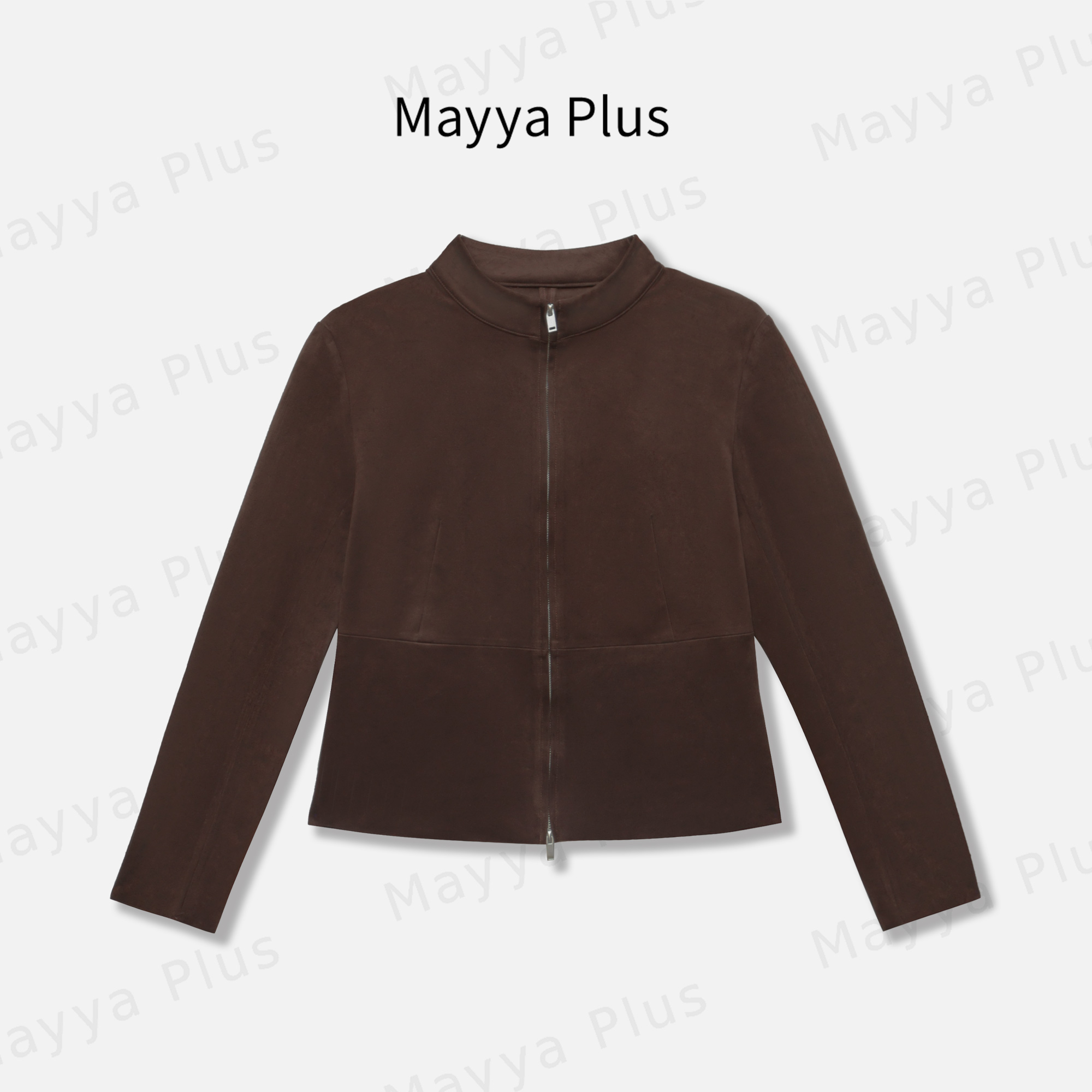 【热恋】Mayya Plus麦芽定制气质显瘦流光风梭织开衫32537063