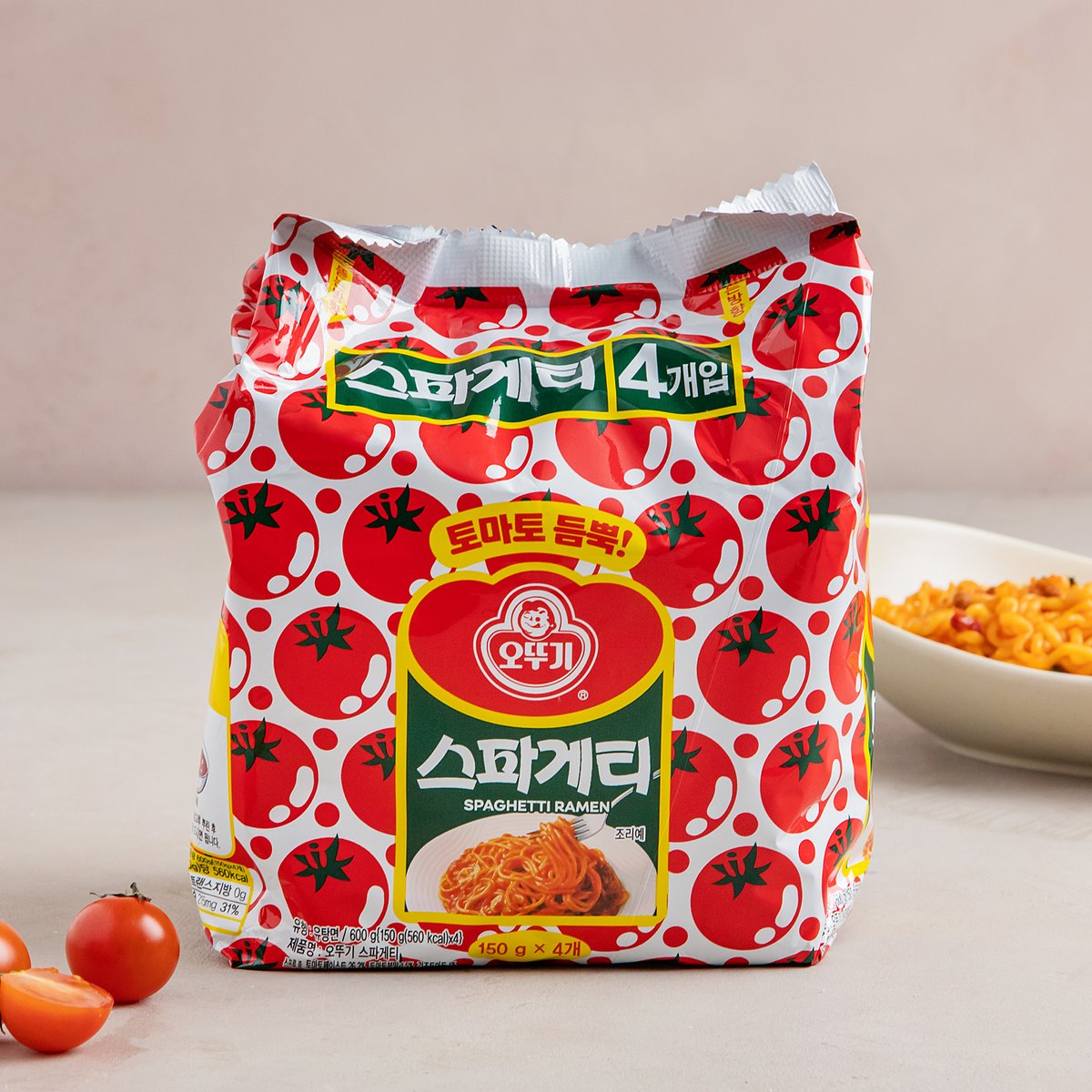 韩国拉面方便面意大利面煮面韩式进口泡面宵夜拉面番茄意大利面袋