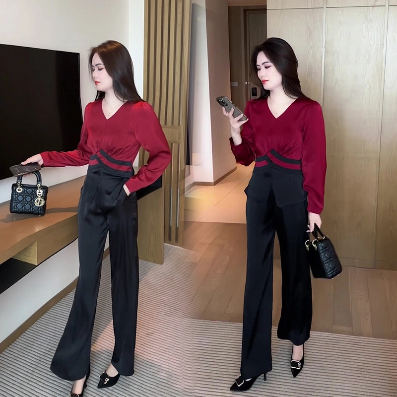 职业早秋装套装2025年新款时尚洋气质显瘦春秋时髦女装减龄两件套