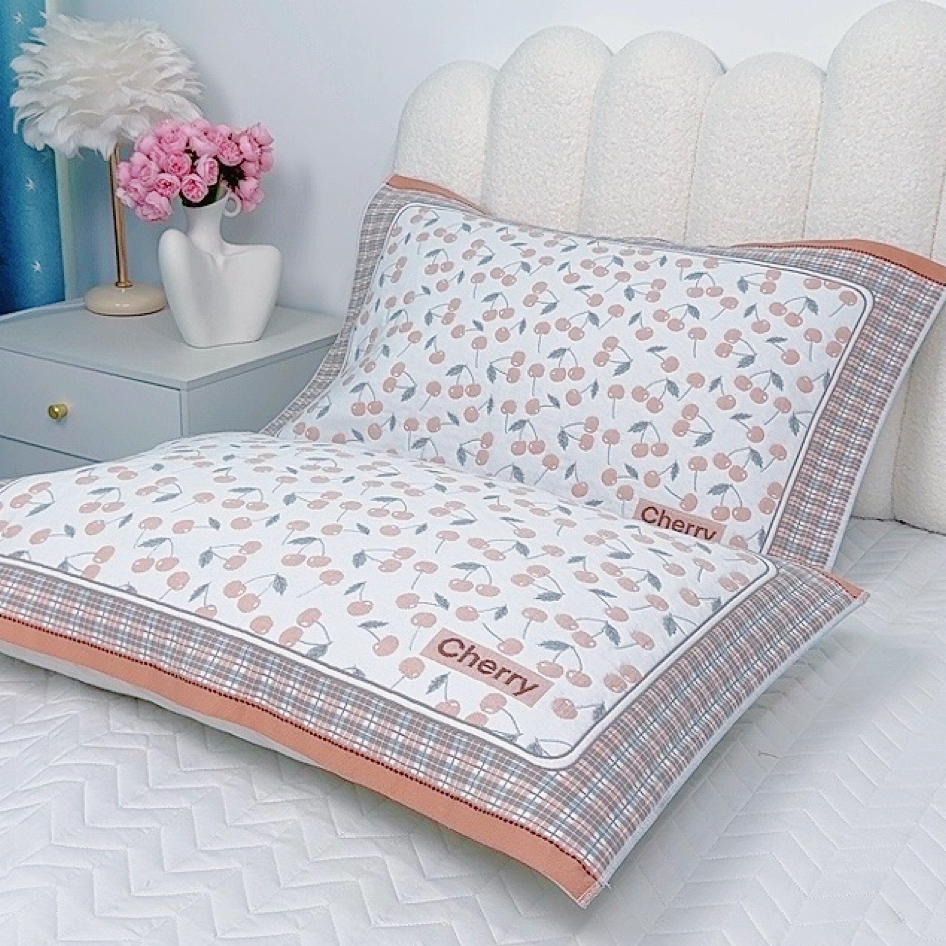 纯棉枕巾纱布吸汗防滑简约柔软成人枕头巾新款家用盖巾