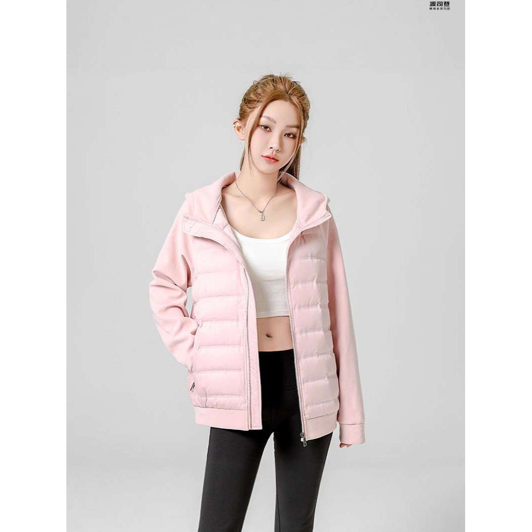 波司登极地联名TikTok新款秋冬女士羽绒衣羽绒服外套户外情侣款防