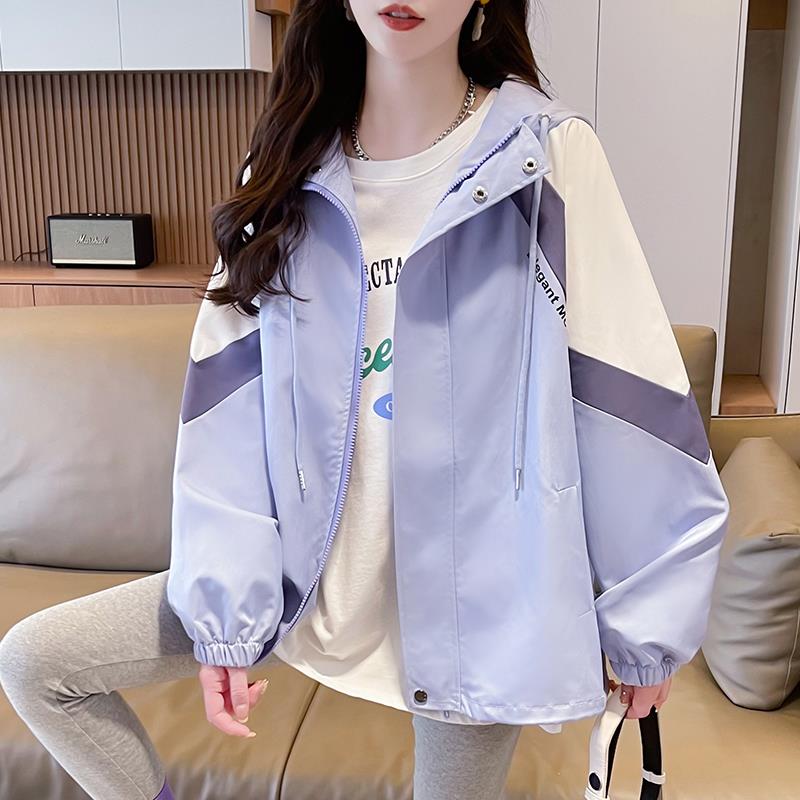 巴拉童年女大童秋季休闲风衣2024新款少女孩冲锋衣初高中学生春秋