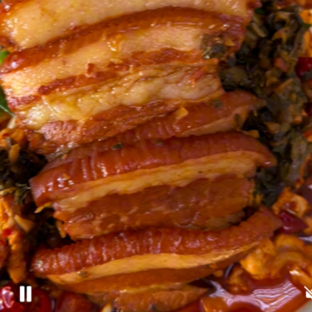 贵州安顺盐菜肉梅菜扣肉