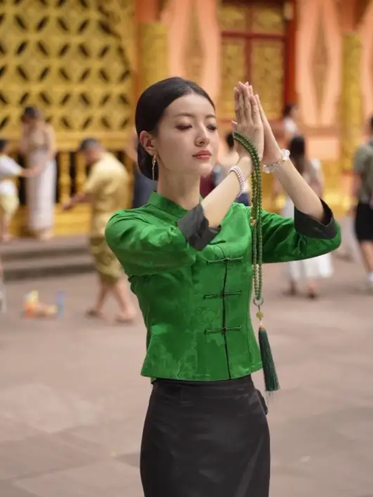 新中式旗袍女装2025套装新款大方得体穿搭一整套轻奢高级感两件套