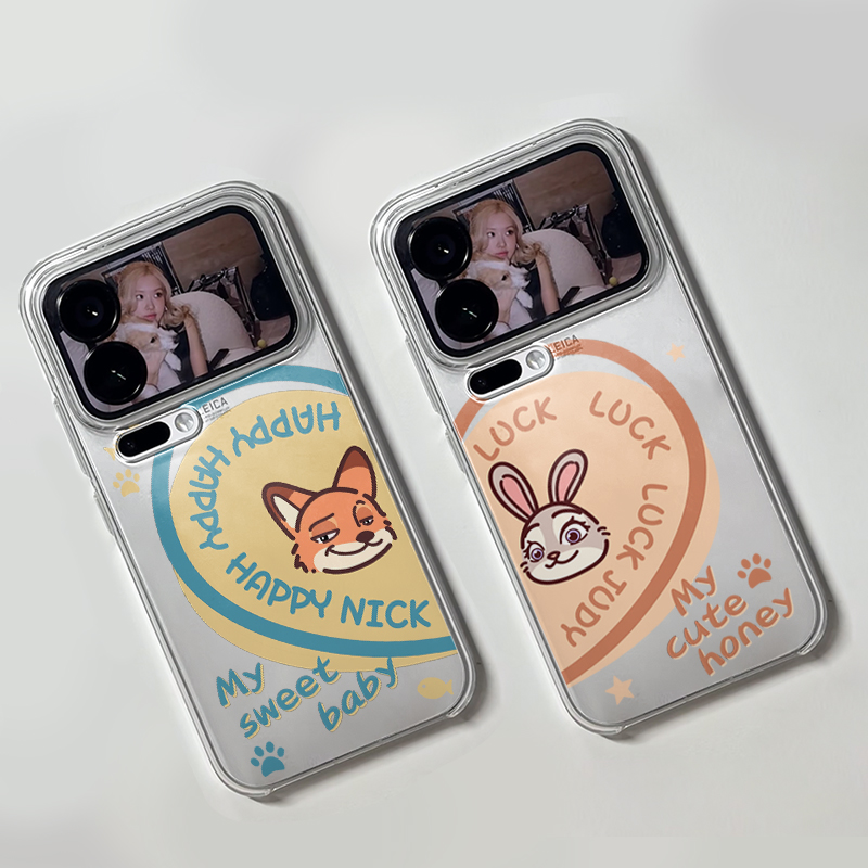 欧克里里爱心尼克朱迪适用iPhone17手机壳苹果16华为vivo小米oppo