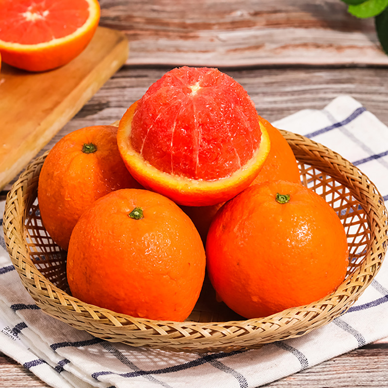 【恰好庄园】中华红橙新鲜血橙水果5斤装应季整箱柑橘子包邮