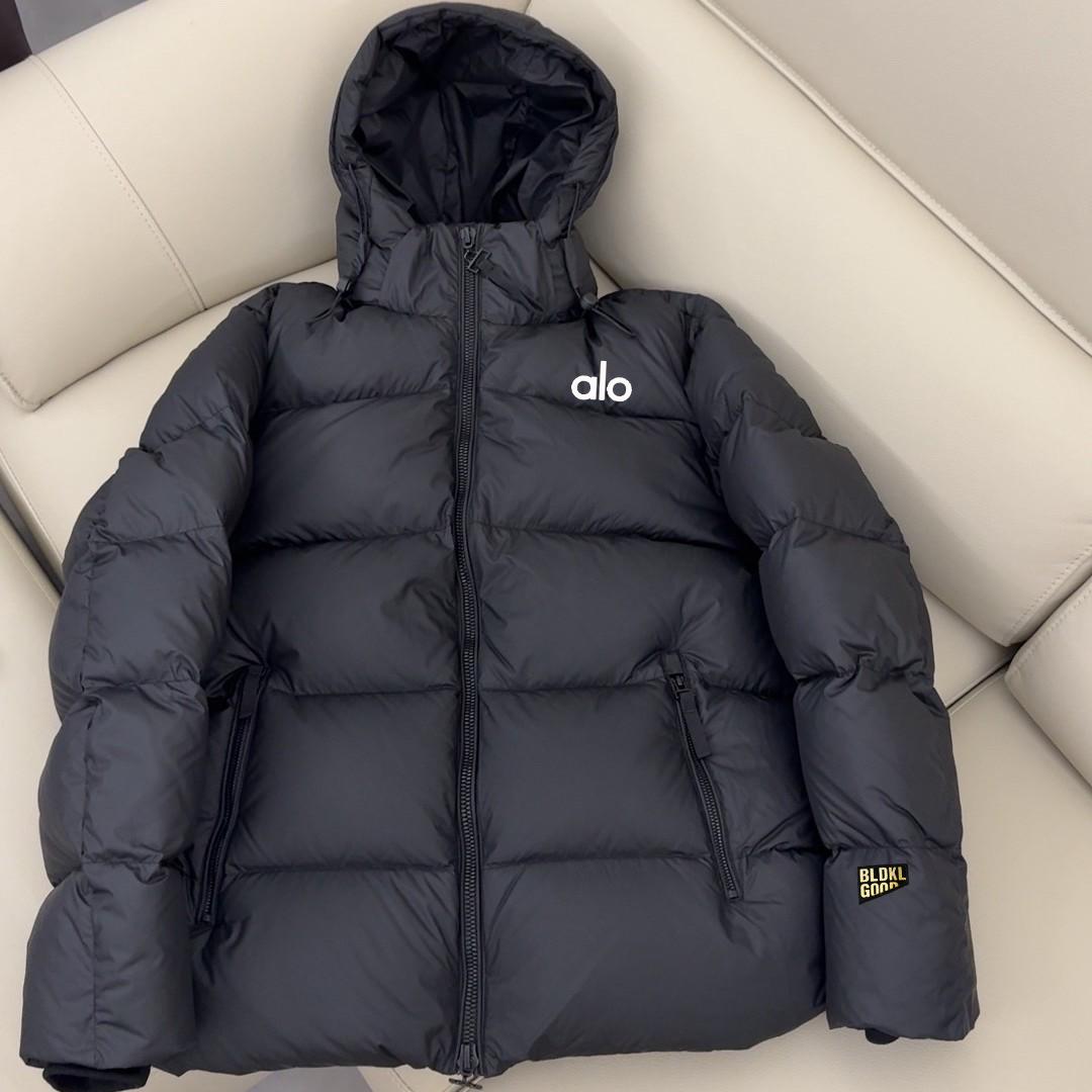ALO新国标90白鹅绒保暖时尚男士情侣款鹅绒服外套YG978羽绒服男款