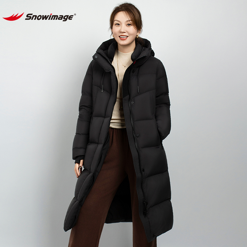 SNOW IMAGE新款【Max】七格长款户外休闲加厚女士时尚三防羽绒服