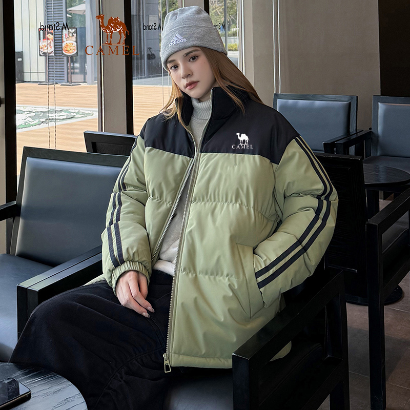 骆驼街棉服男女同款2025冬季新款立领羽绒棉服休闲保暖棉衣外套