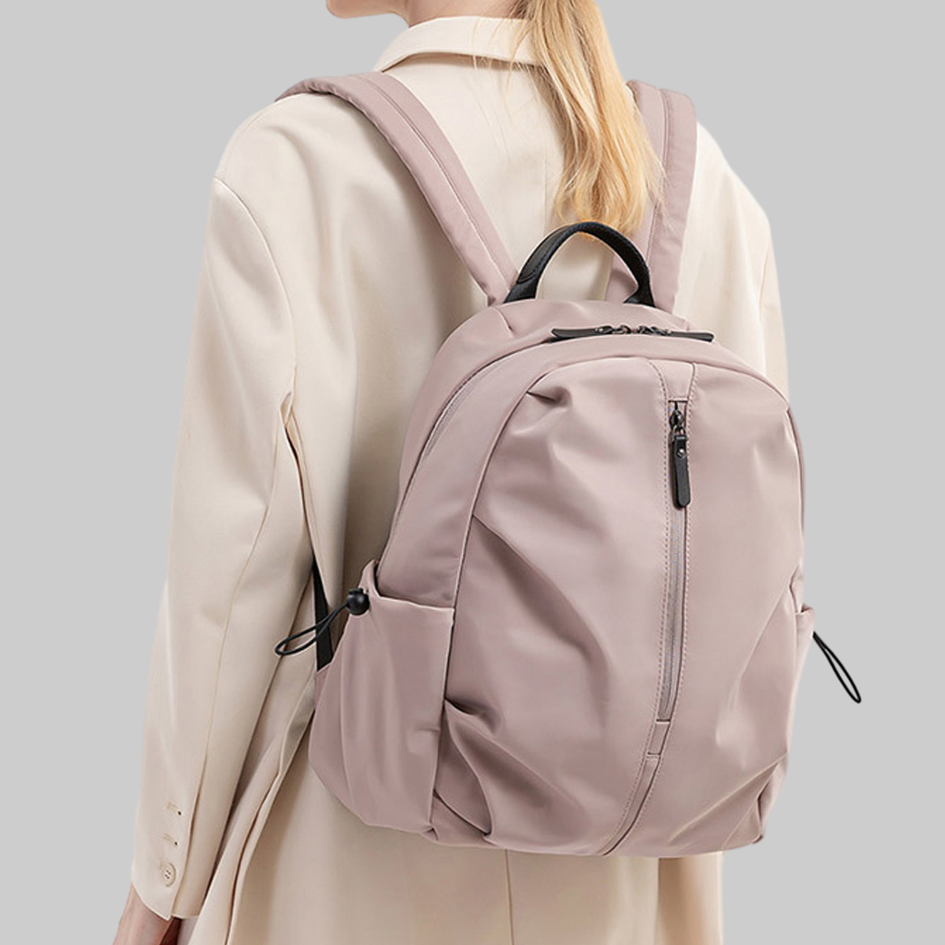 电脑插袋韩版双肩包女大学生电脑包轻便多功能日系女士初中生背包