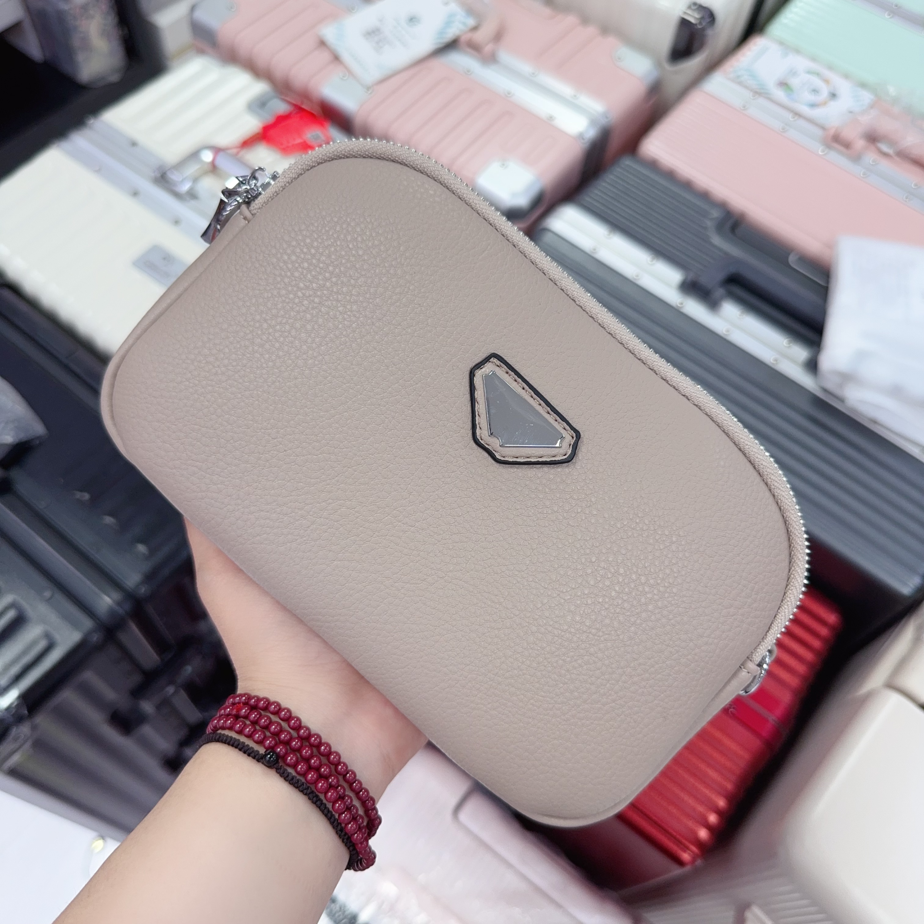 方形复古风双根格子欧美风斜挎包女士印花经典小包包