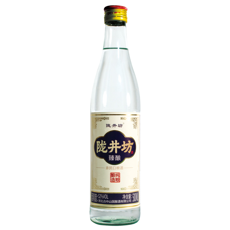 陇井坊正品纯粮食白酒清香42度/52度大曲口粮酒500ml*652度500ml