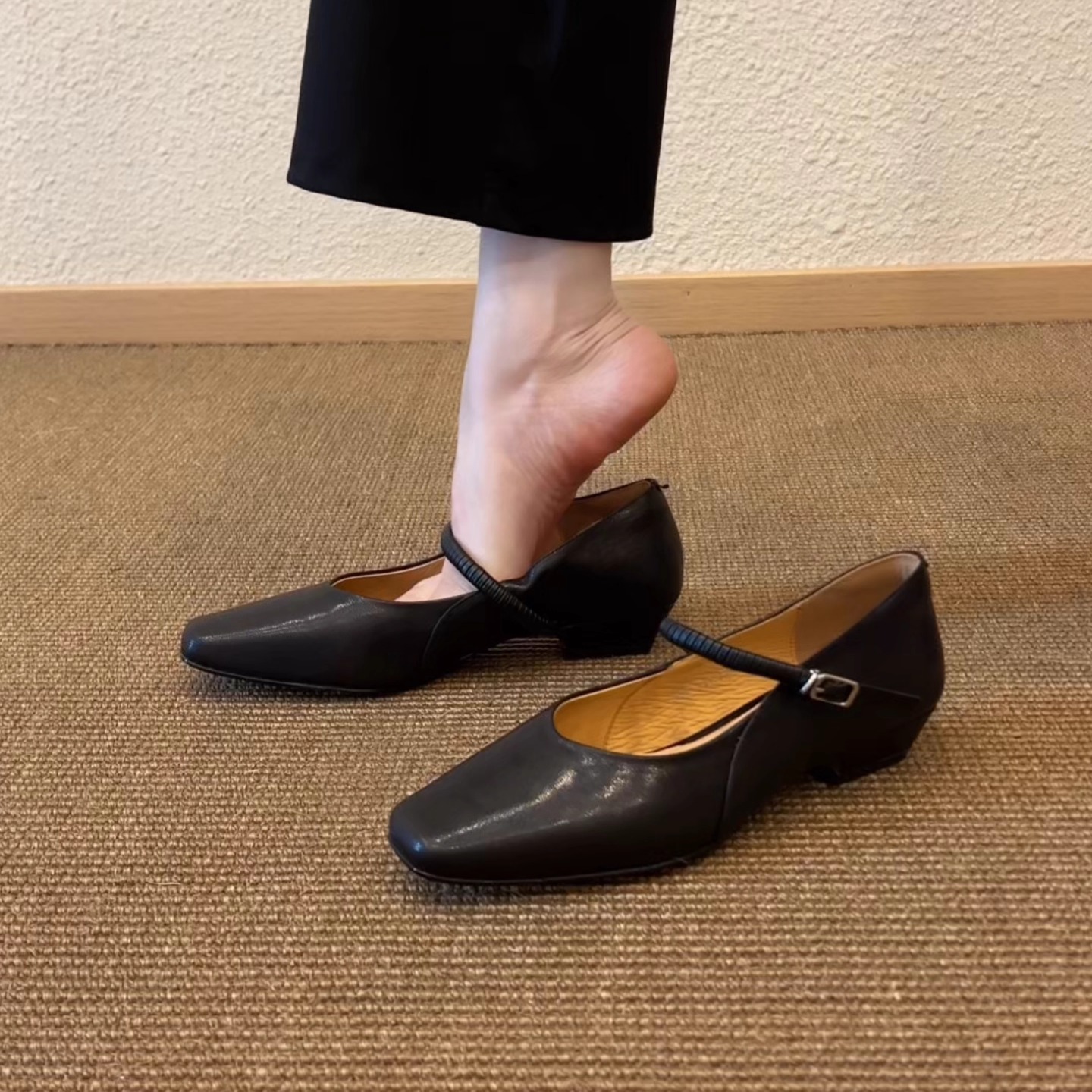 Pokoy-3cm浅口单鞋舒适百搭通勤女柔软外穿方头
