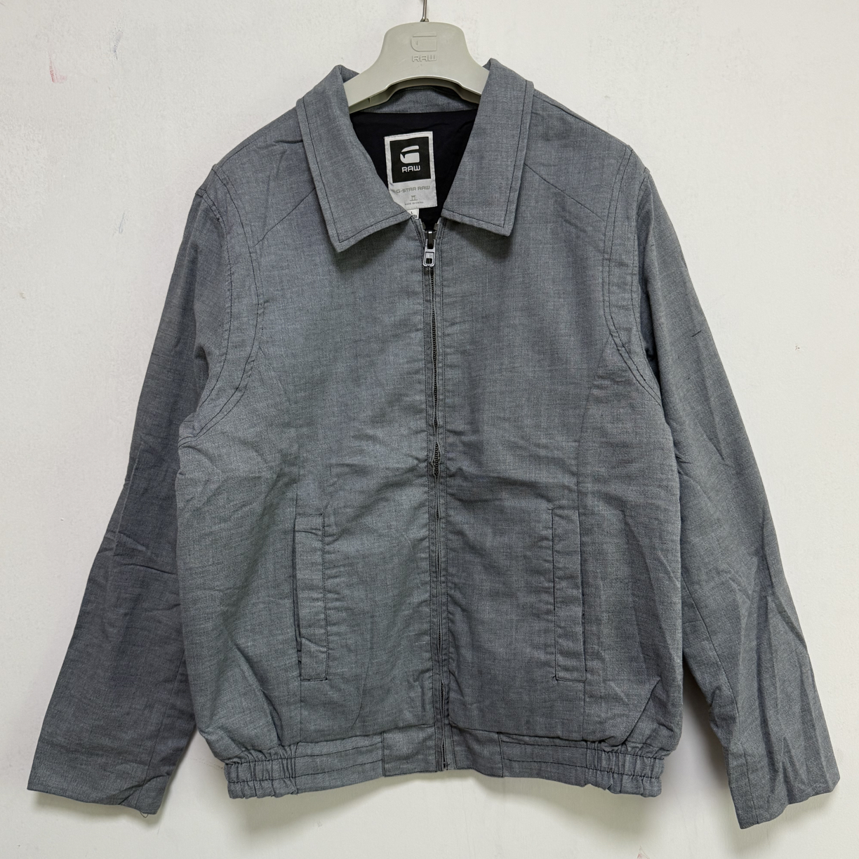 ［GS］薄款棉麻夹克美式复古工装休闲外套高级轻奢工装上衣短款时尚