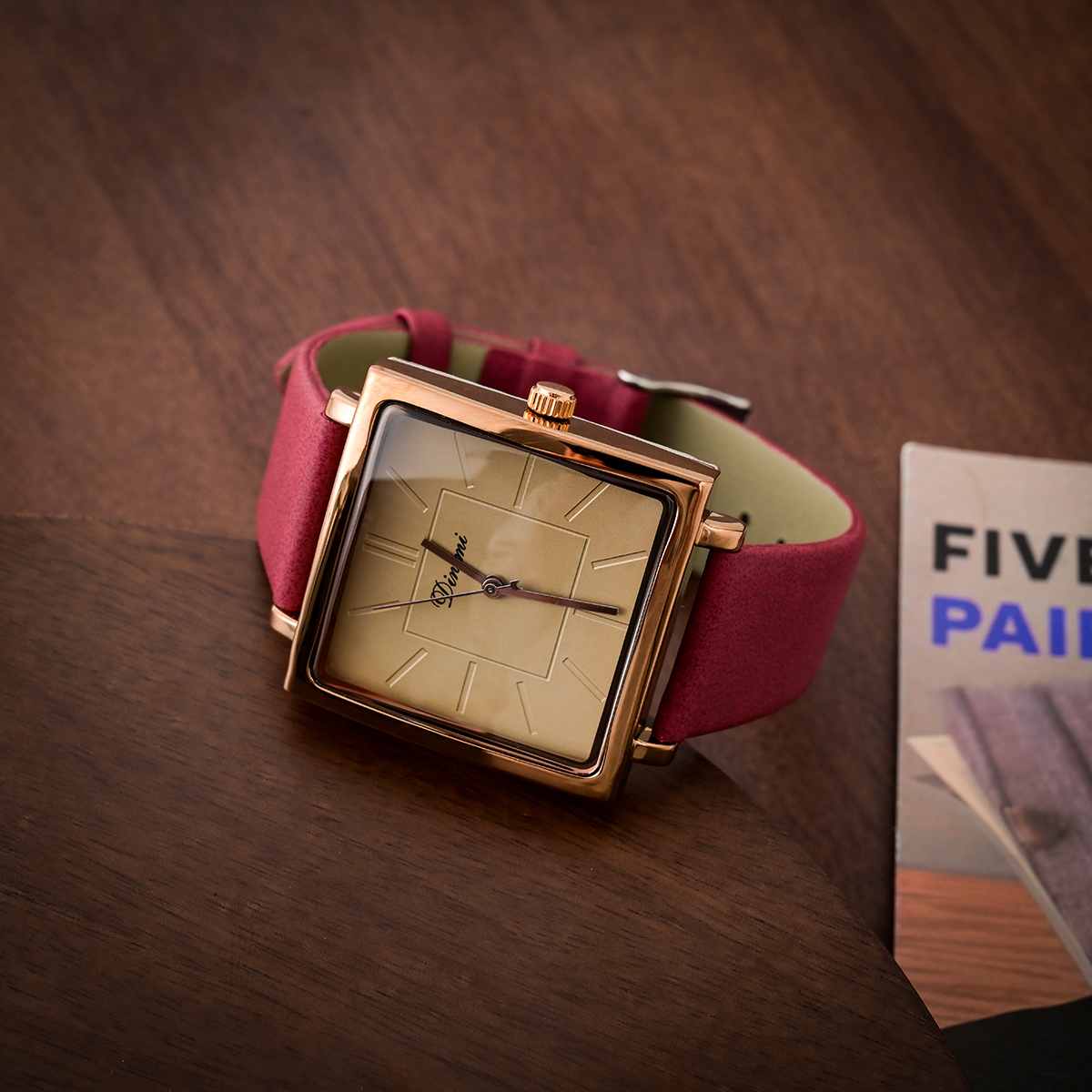 【宜菡】爆款轻奢ins复古名牌女表品牌正品气质高端女表手表腕表