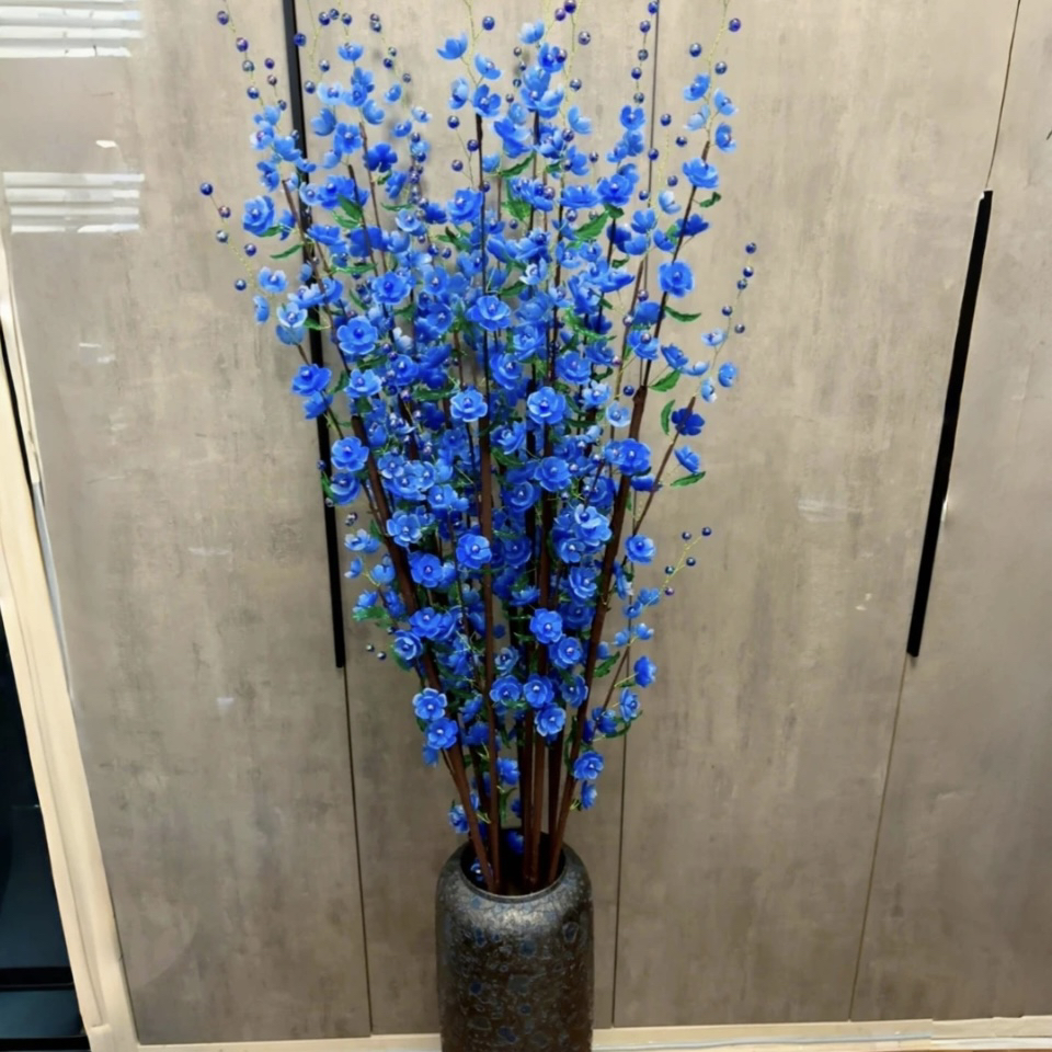 【送长杆送剪刀】仿玉落地木槿花渐变花瓣DIY手工材料包