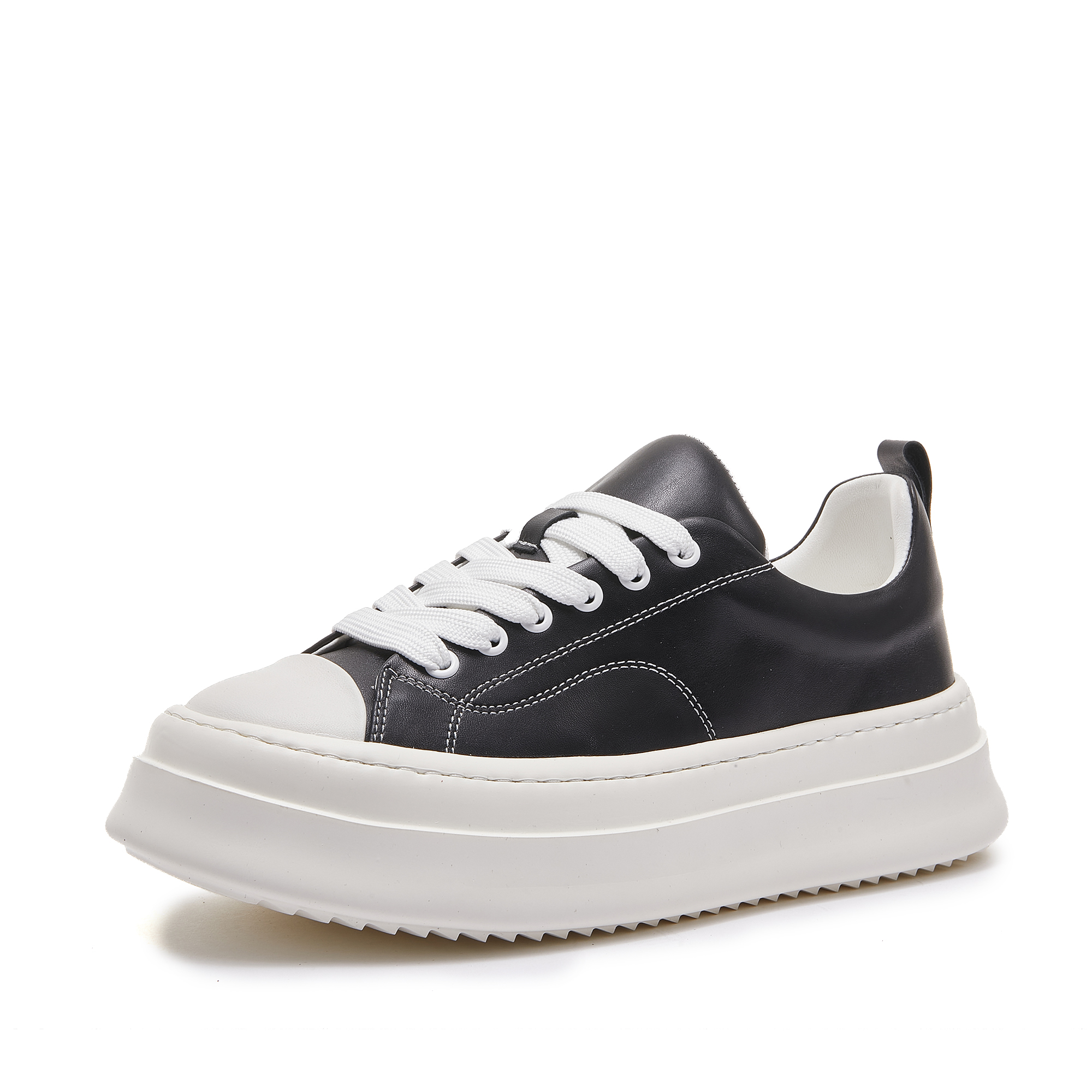 板鞋增高透气厚底翻边时尚休闲鞋单鞋男士低帮休闲风夏季百搭鞋子