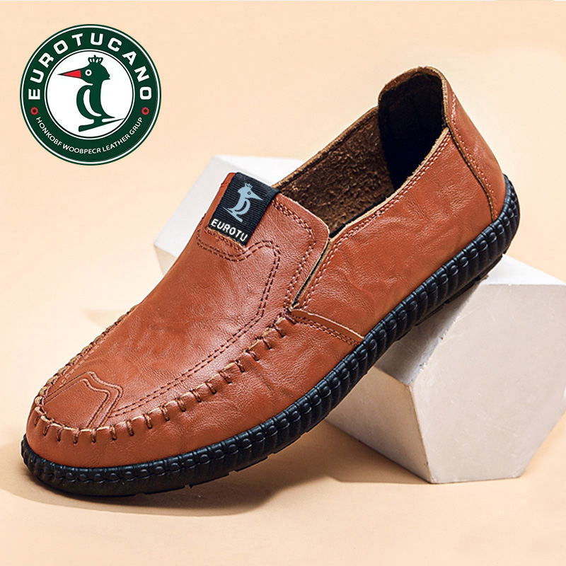 官方正品男款休闲商务正装软底爸爸男士夏季透气男皮鞋奢侈品皮鞋