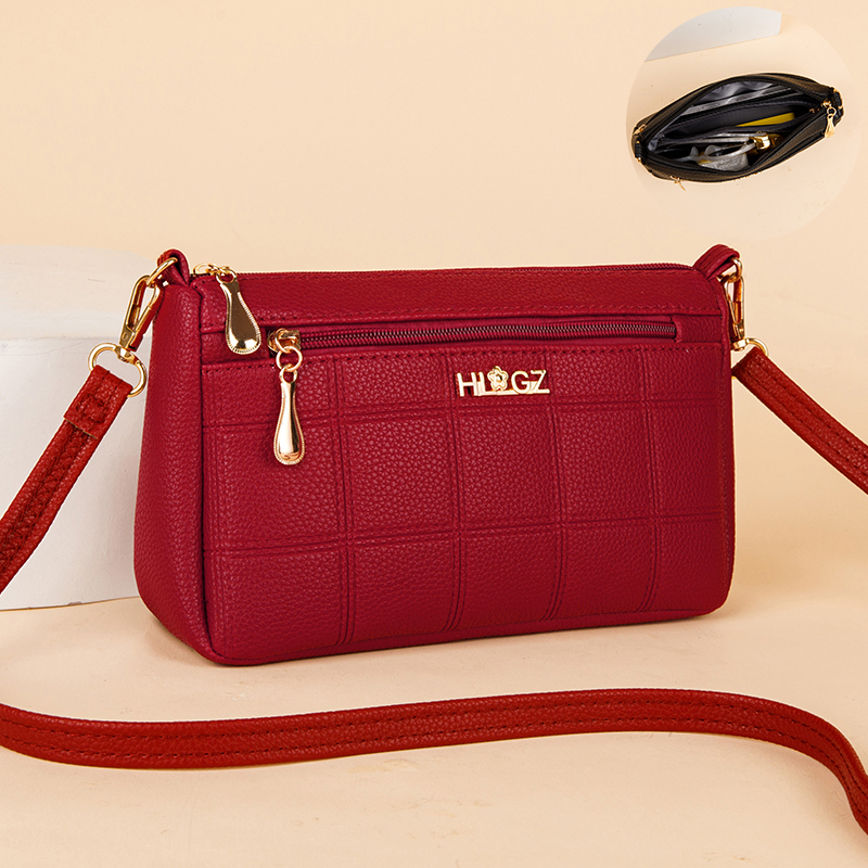 【22*7*14】新粉专享2025新款女士小方包时尚百搭大容量斜挎包