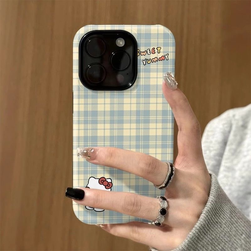 KT猫适用iPhone16新款15promax可爱12手机壳14二合一13硬套12防摔