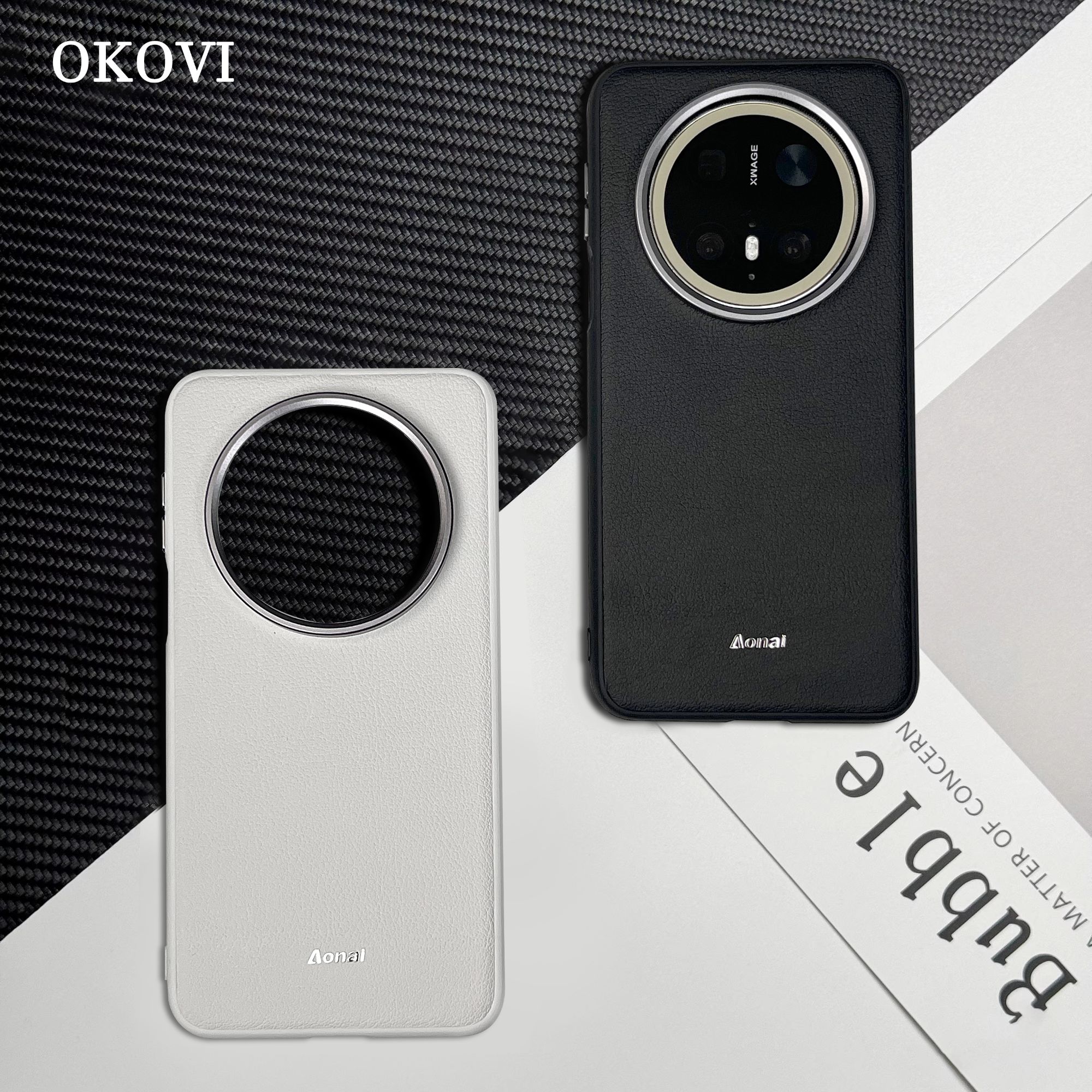 欧科维适用华为mate70pro手机壳60pro荔皮壳RS非凡大师防摔保护套