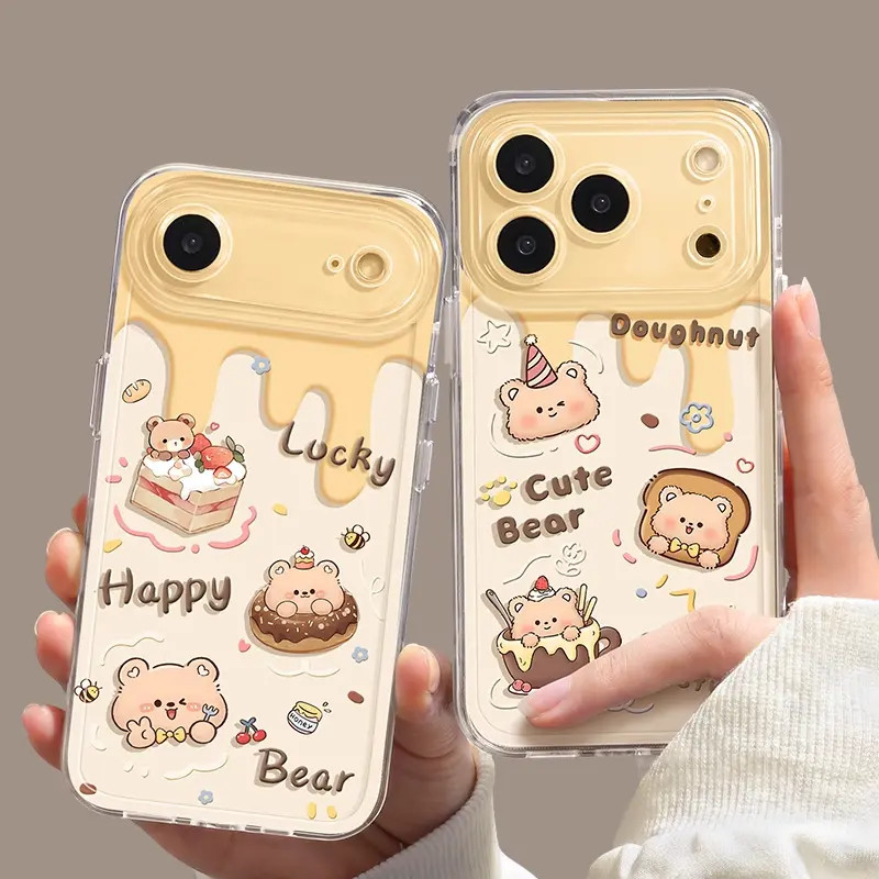 小熊适用iPhone17promax手机壳苹果17air新款17pro男16硅胶防摔