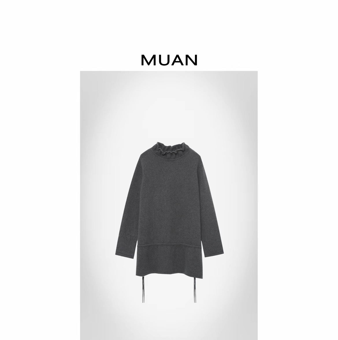 木岸MUAN：《芬兰日记毛衣》定制高克重宽松针织衫上衣女D-ST-251871