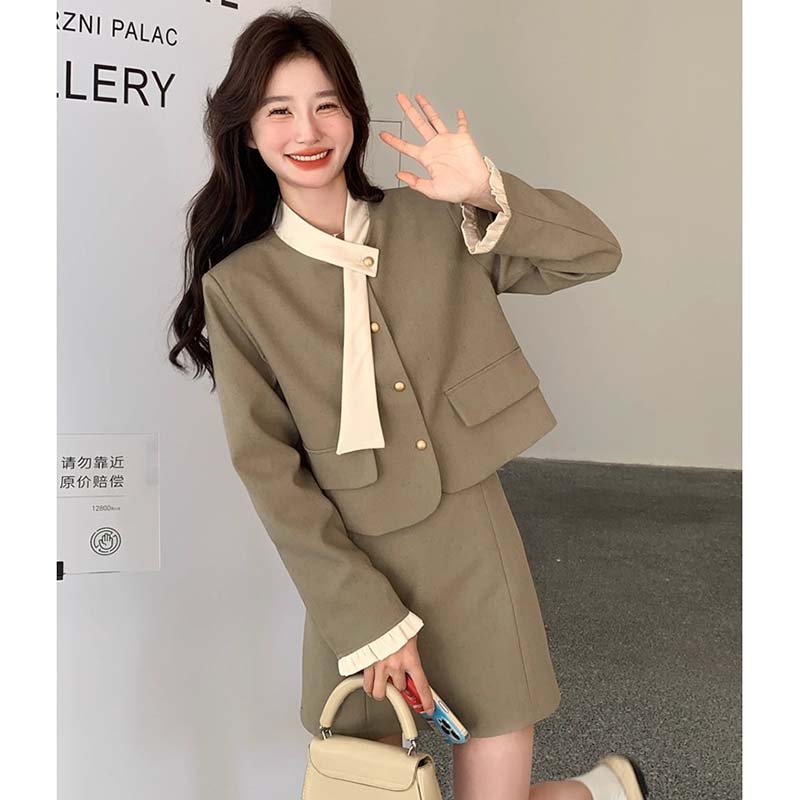 【两件套】【有里布】女春秋2025新款漂亮两件套超火穿搭TX0041