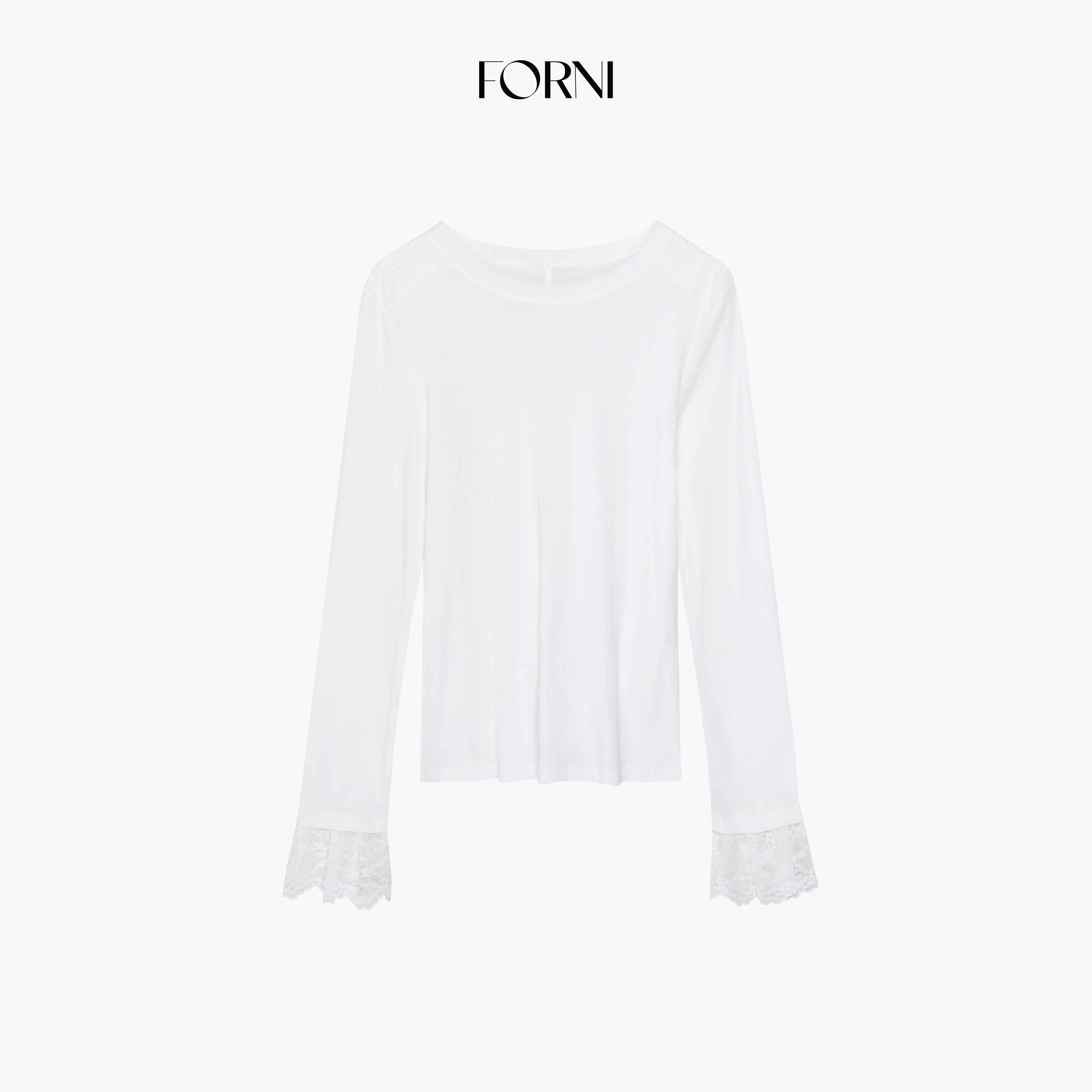 FORNI  拼接蕾丝套装