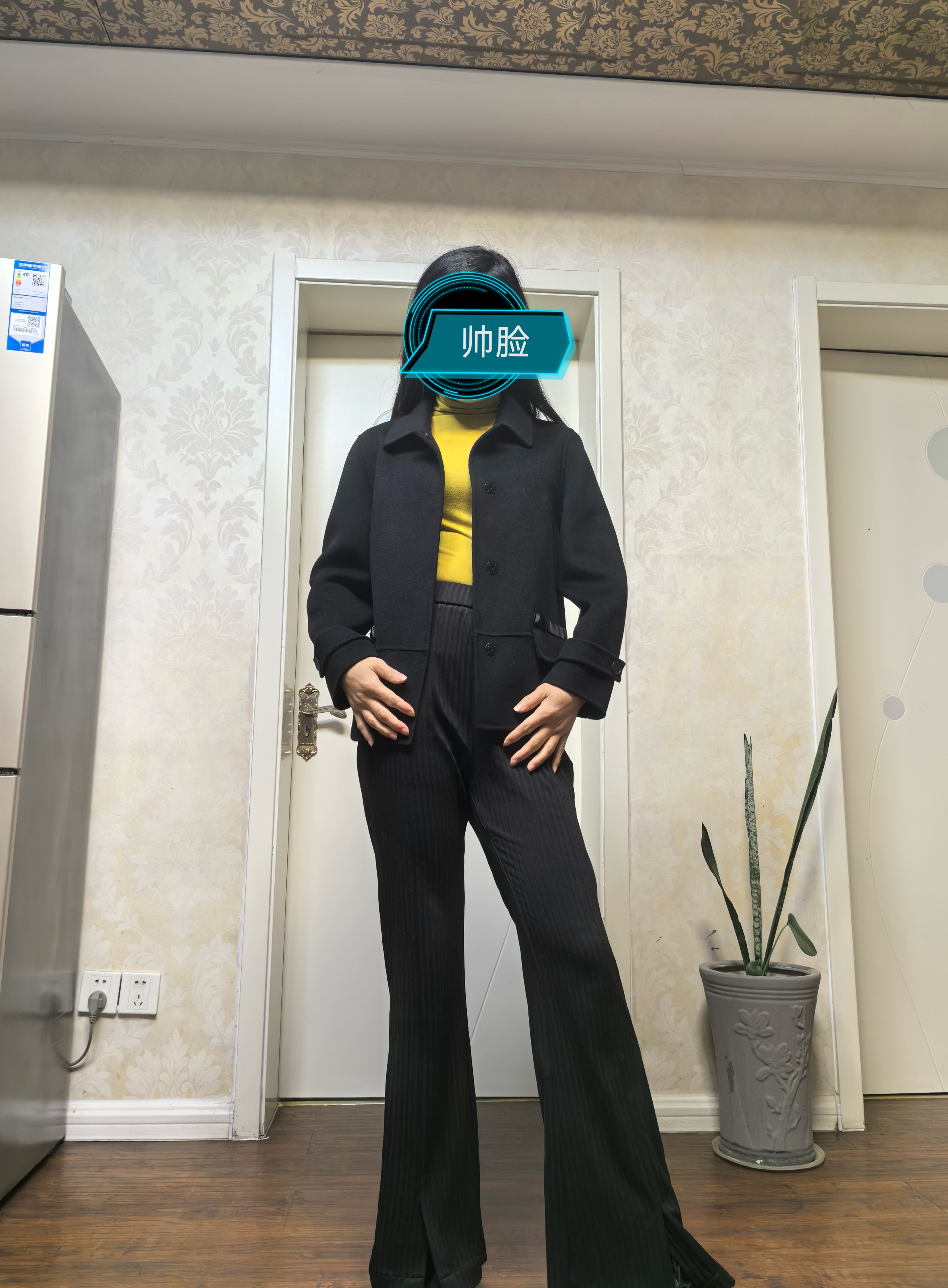 意大利高奢Max系列双面羊绒大衣