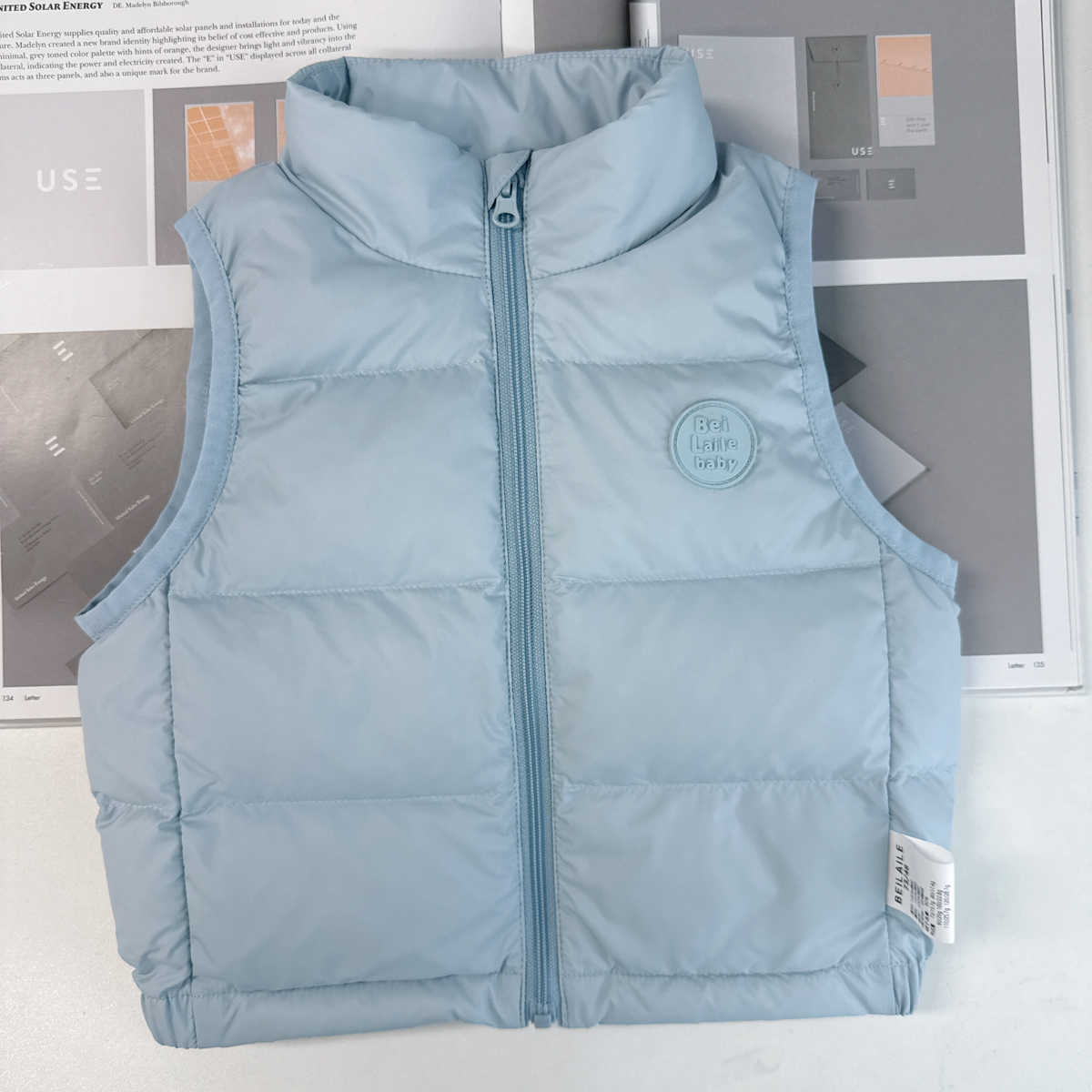 【三防双面穿羽绒马甲】婴儿双面穿马甲宝宝秋冬马甲i2