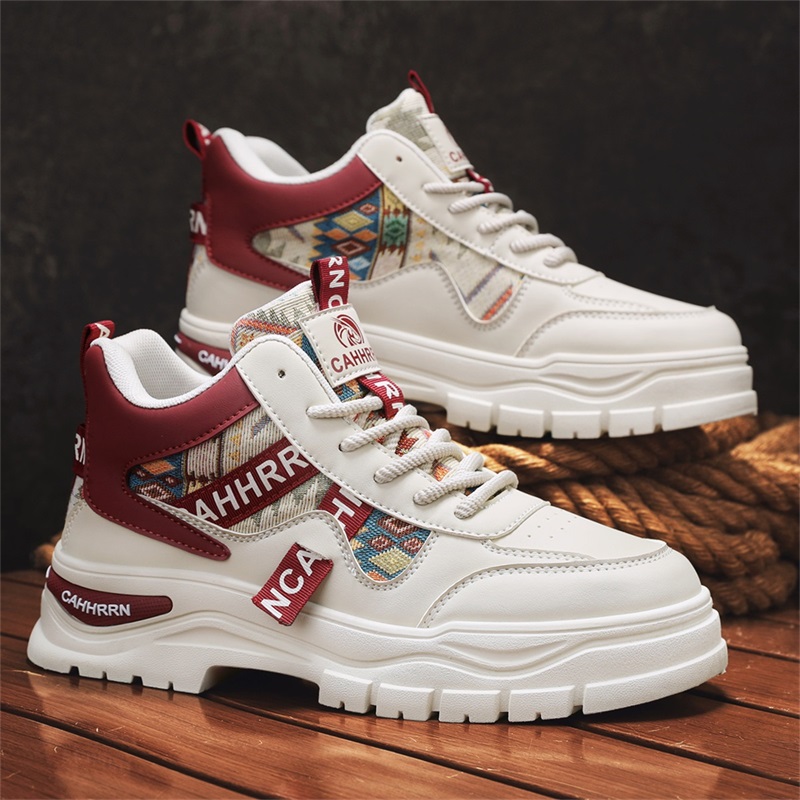 【加绒可选】男鞋2025冬季新款增高百搭时尚马丁靴保暖抗寒耐磨棉靴