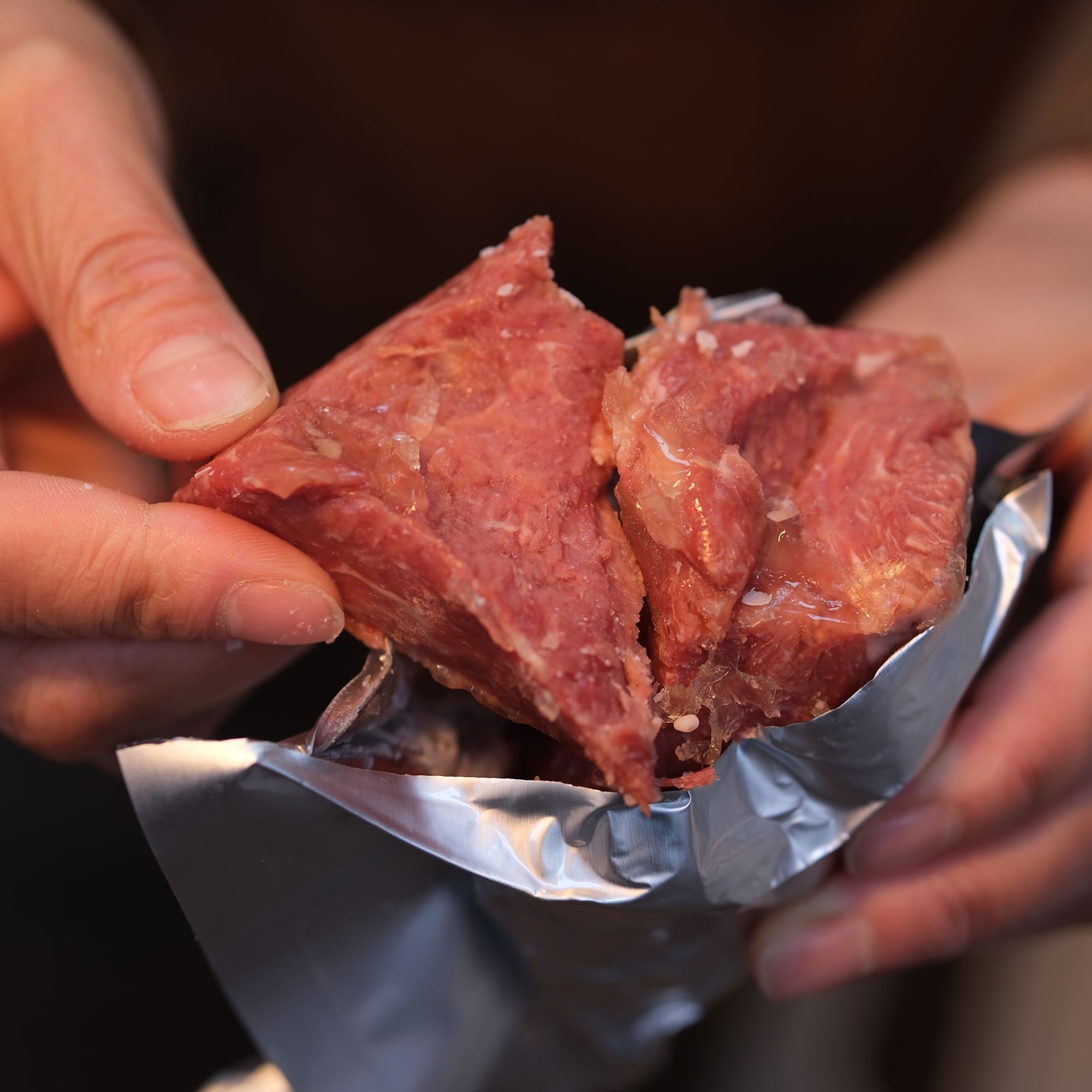 臻排尚清真五香酱牛肉开袋即食七袋装 携带放便独立包装