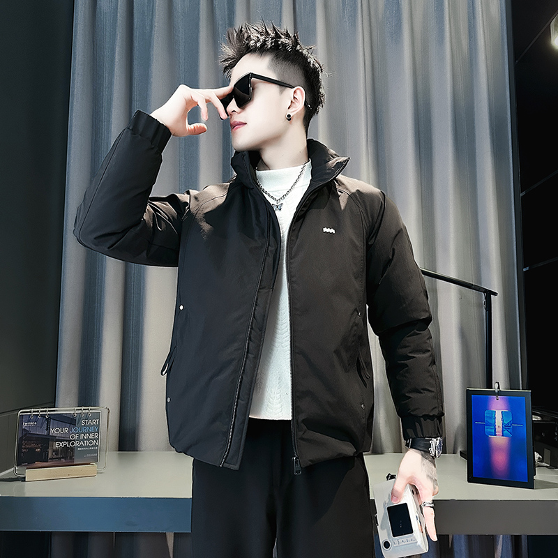 男士冬季外套2025新款立领保暖棉衣潮牌痞帅棉袄子高级感短款棉服