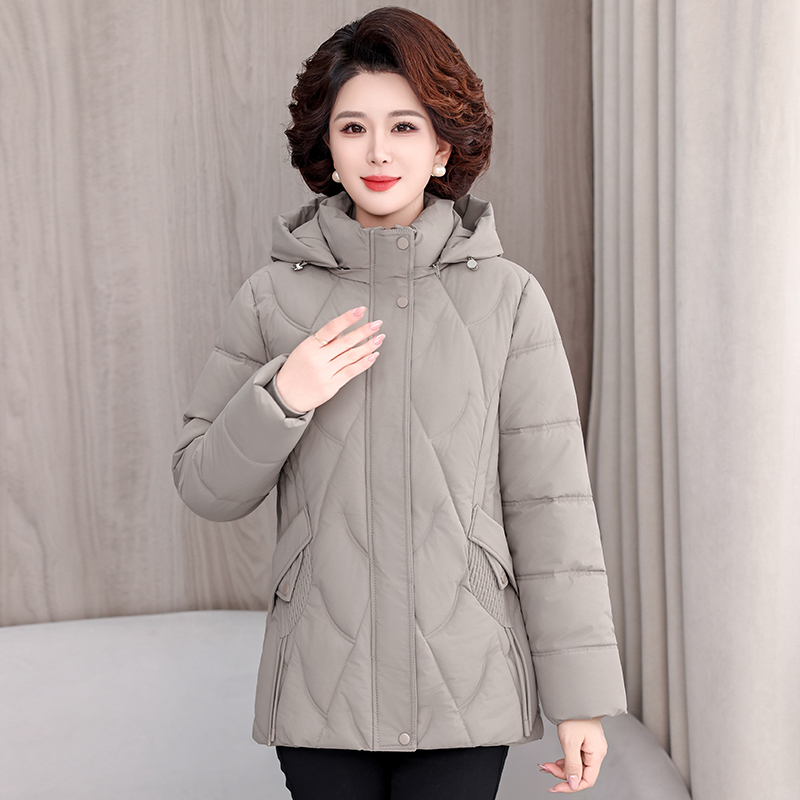 棉服女2025新款冬季宽松棉袄中长款小个子加厚保暖大码棉衣外套