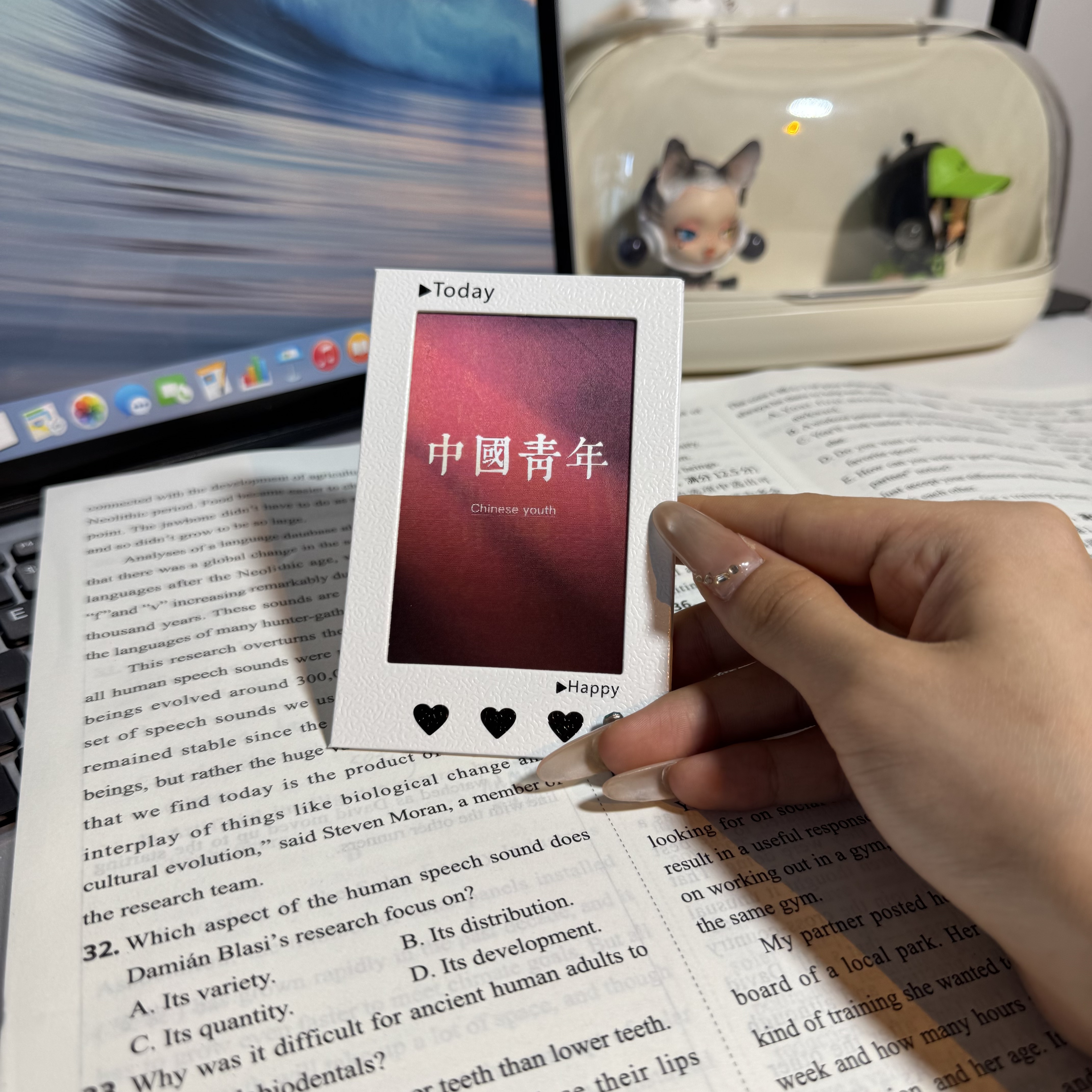 创意爱国光栅卡铭记历史吾辈自强身在红旗下长在春风里纪念礼品