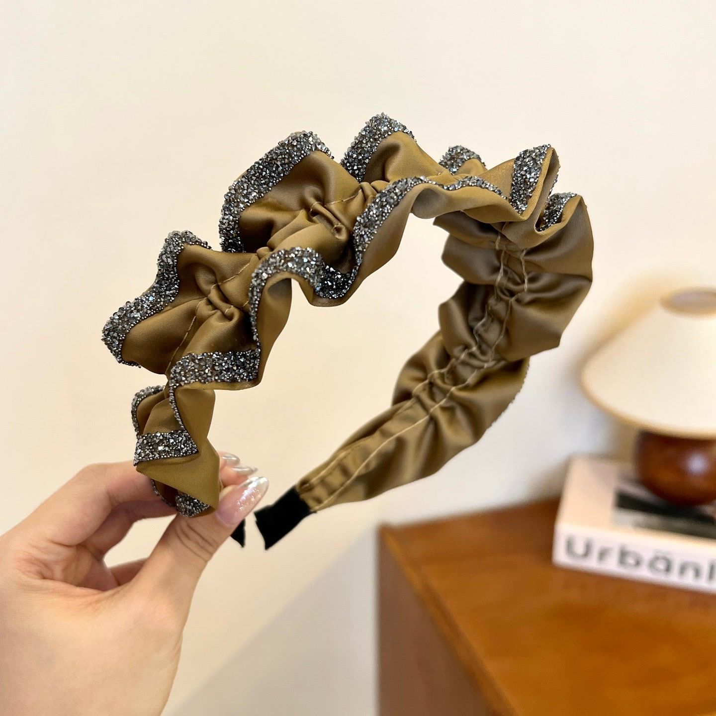 瑞丽风复古宫廷复古风小香风发箍时尚头箍黑色简约网红轻奢时尚