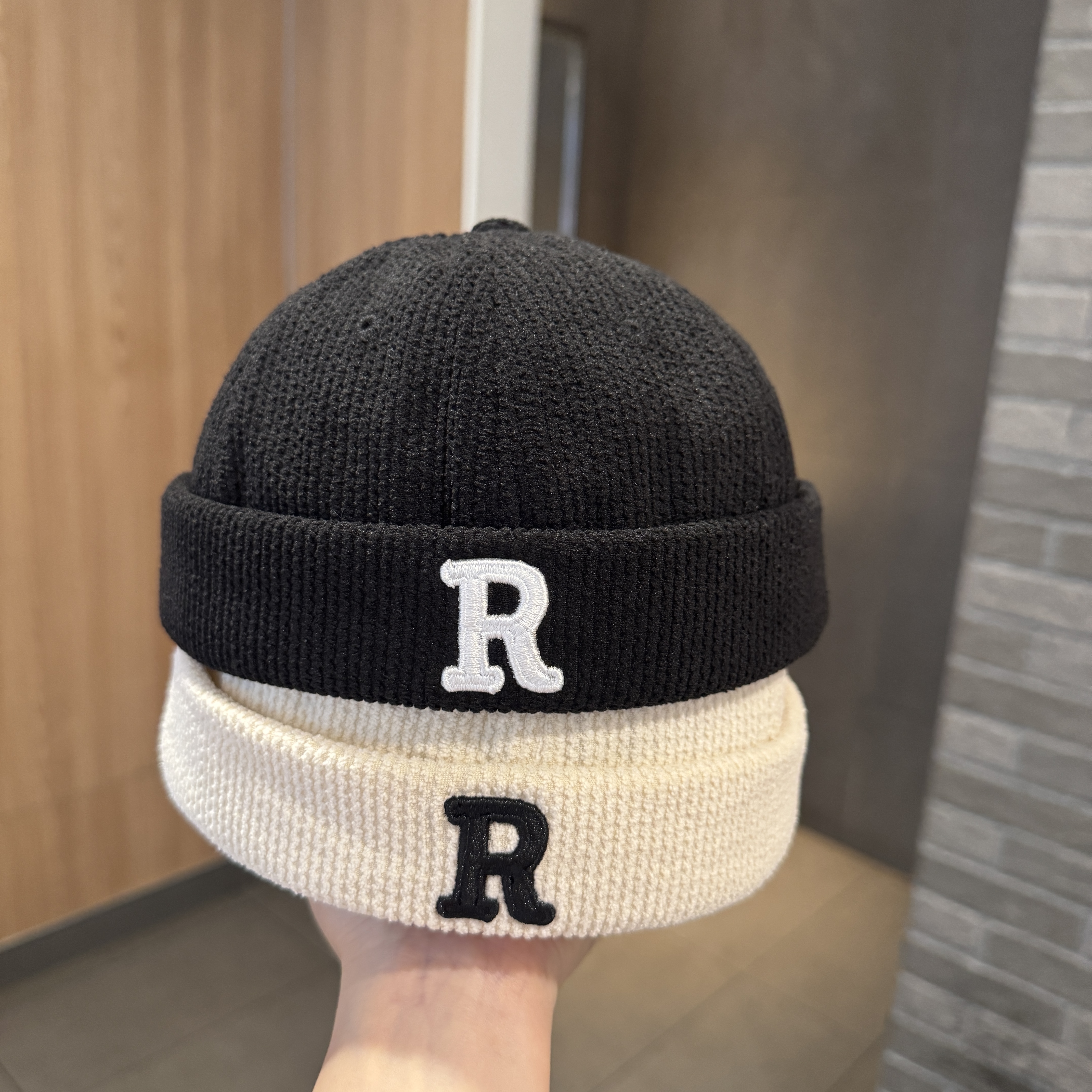 【痞帅】婴儿帽子韩系百搭瓜皮帽男女宝宝春秋款无檐字母鸭舌帽冬