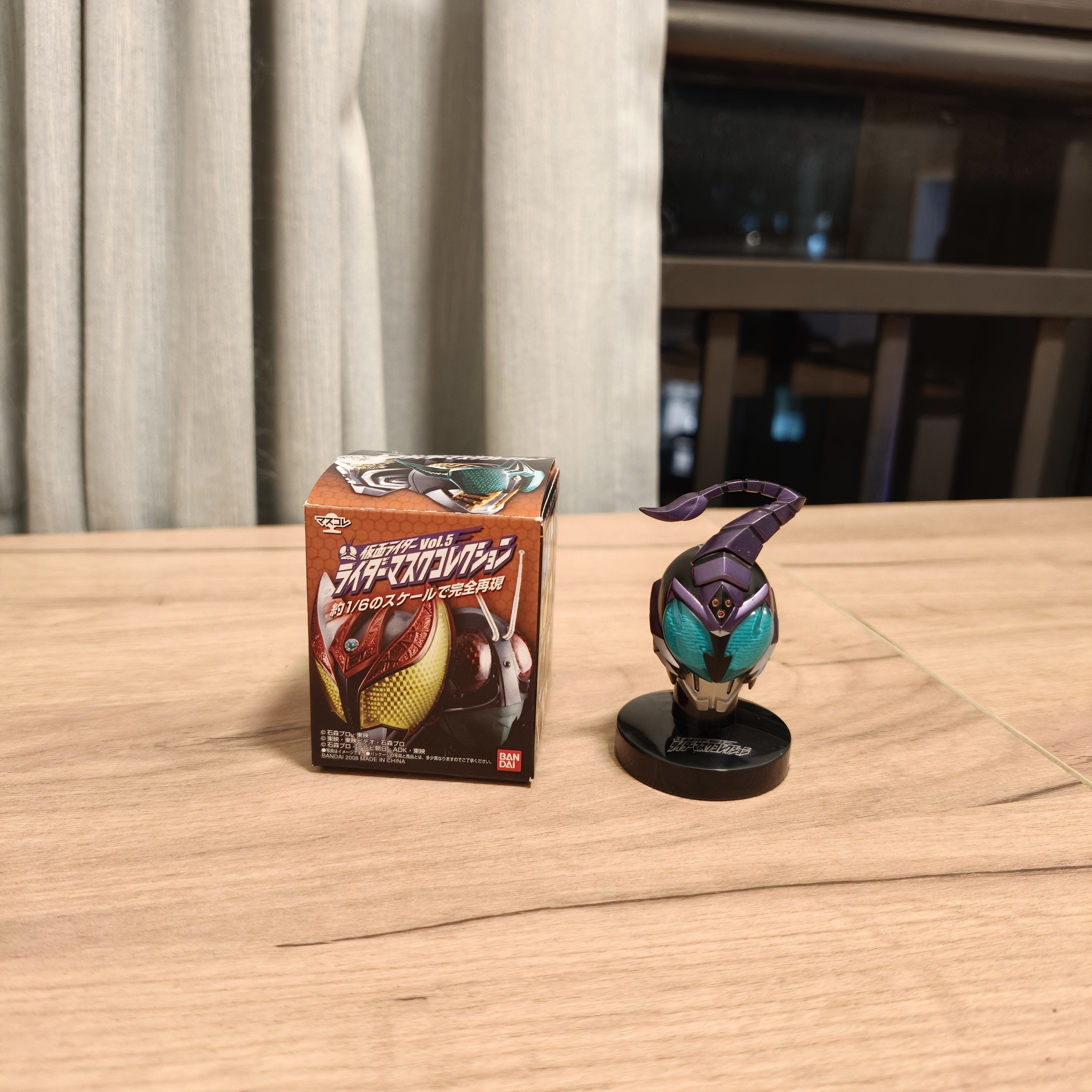 盒蛋 头雕 假面骑士甲斗 剑蝎 几乎全新