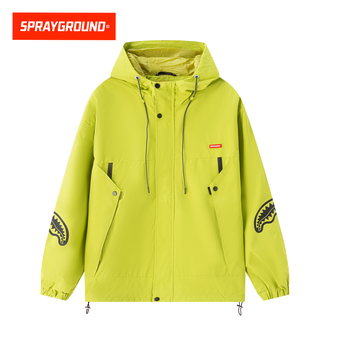 SPRAYGROUND鲨鱼嘴夹克冬季潮流连帽宽松美式休闲时尚HD WE141105