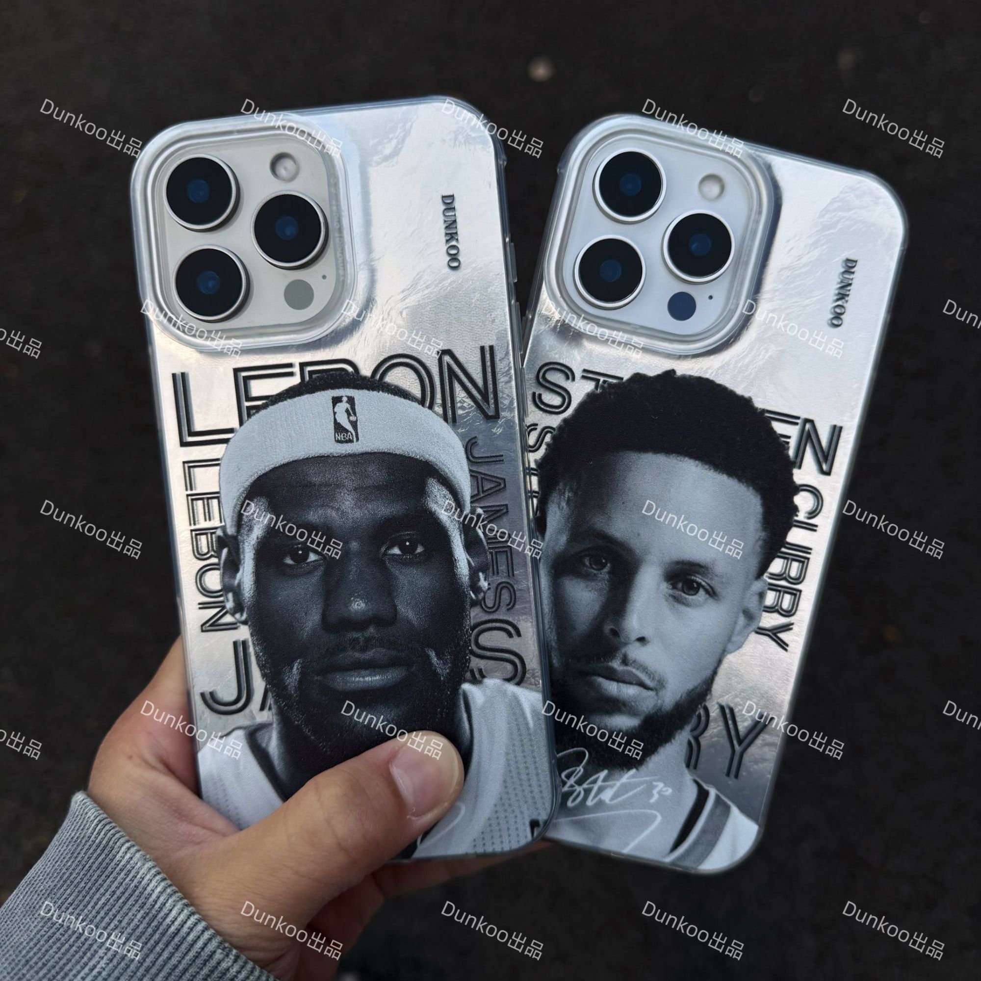 Dunkoo篮球球星手机壳X1防摔未来感波纹适用苹果iPhone17华为小米