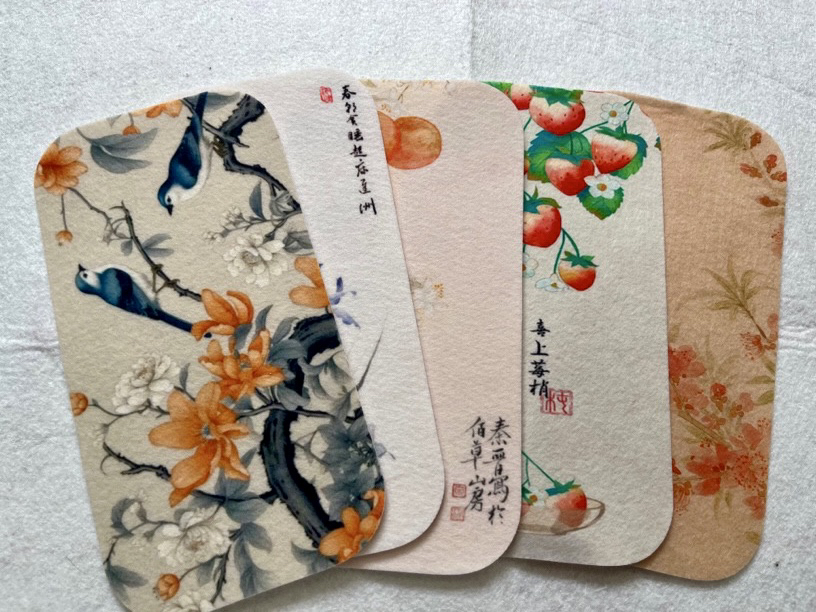 书法国画专用小羊毛毡臂垫迷你毛毡垫手枕砚台垫手臂防沾墨垫子