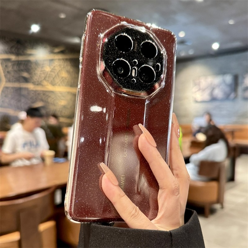 适用于华为mate70rs非凡大师手机壳女款网红透明创意简约防摔奢华