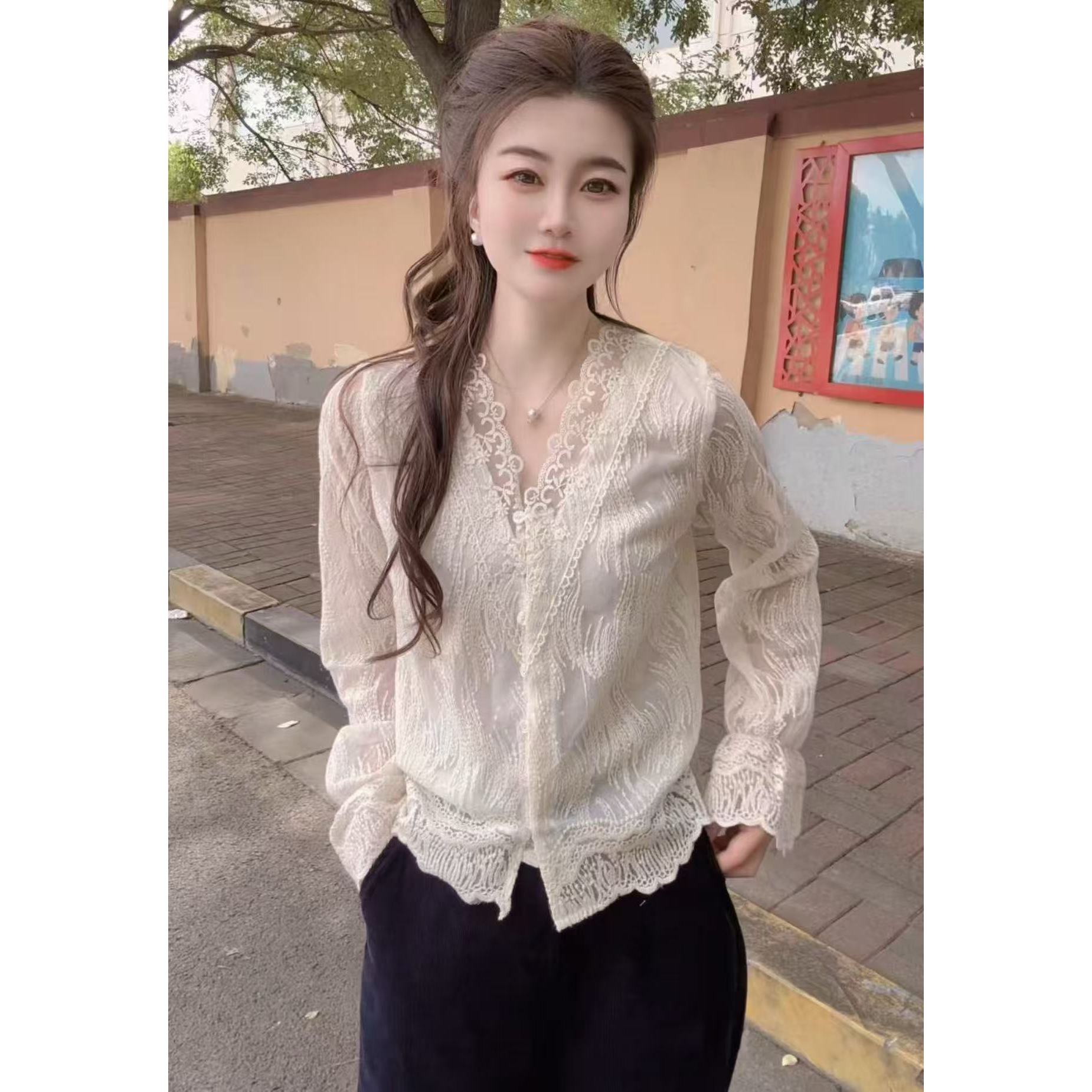 『糖水日记X』设计显瘦百搭时尚衬衫8190