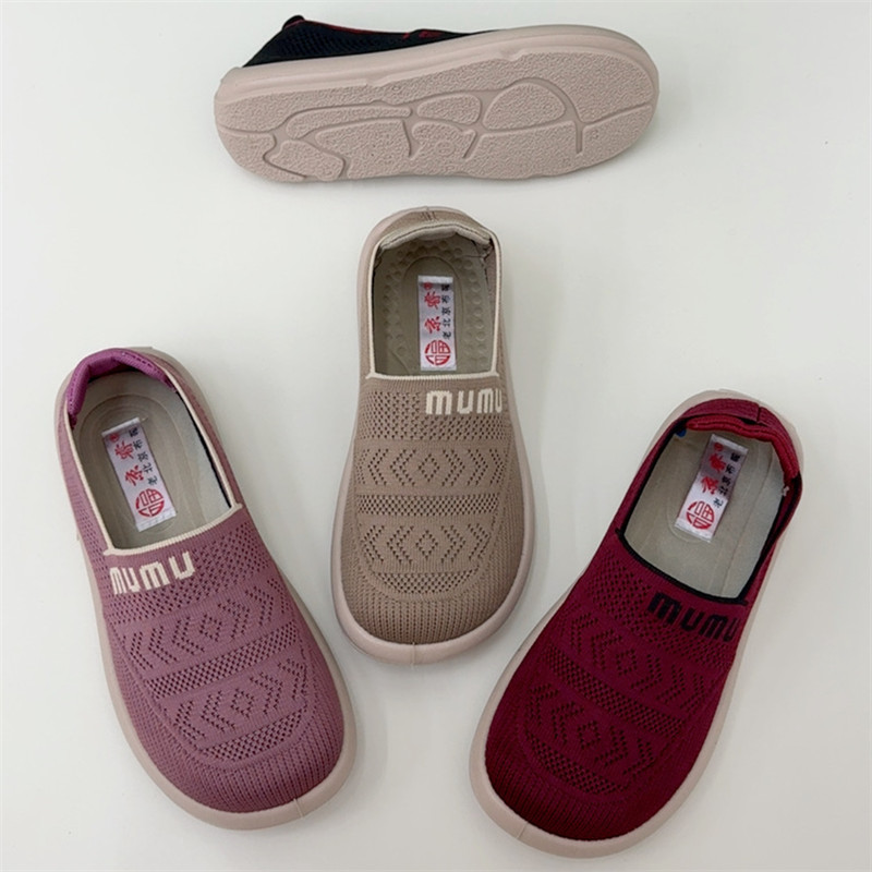 春秋新款老北京布鞋女休闲鞋舒适软底妈妈鞋一脚蹬中老年平底鞋女