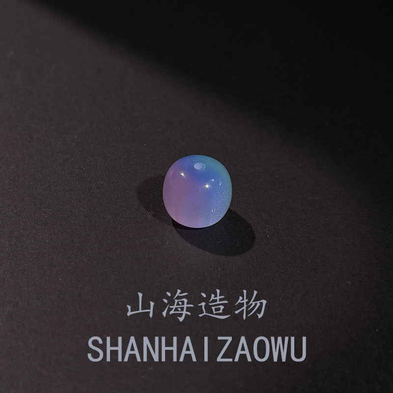 40号人工欧泊【午夜蓝】12✖️11颗文玩手串老型顶珠时尚饰品男士